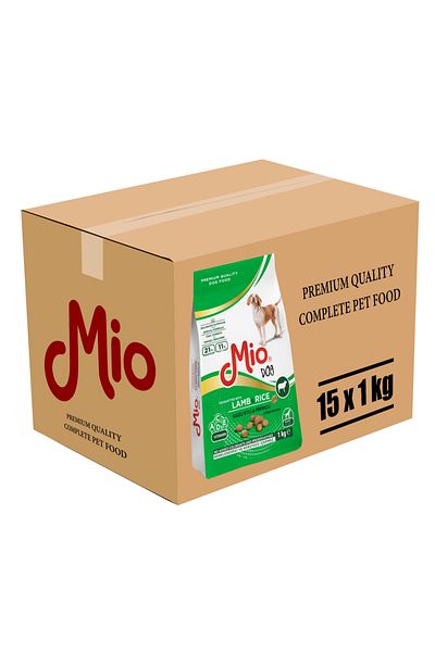 MİO Hrana uscata caini 15Kg❤️, Cutie 15 Saci 1Kg, boabe caini Mio Dog Premium hrana caini⭕ miel orez