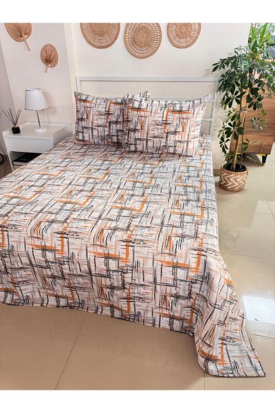 SAHRAN HOME Cotton Single Pique and 1 Pillow Case