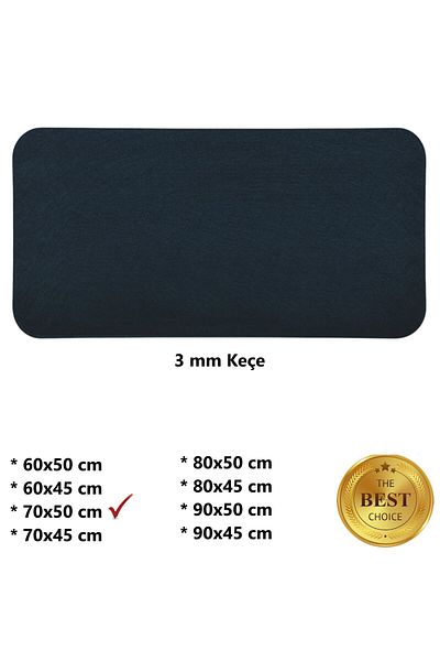 Next Craft Black Mouse Pad Table Top Protective Mat Medium Sizes 3mm Felt