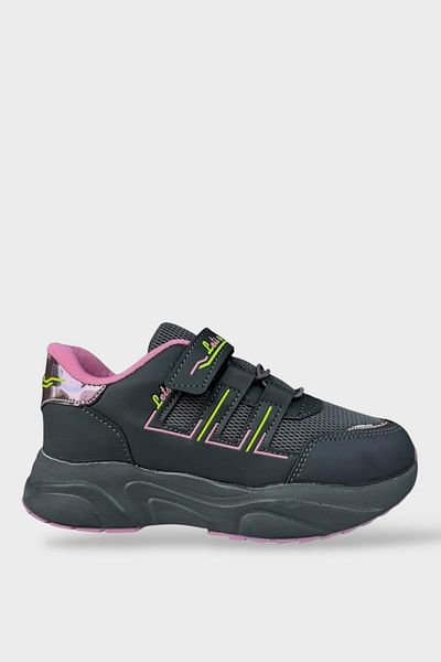 Liger Παιδικά έξυπνα κορδόνια Velcro Sneakers Smoked - Pink