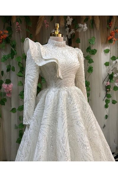 Merve Hijab Wedding Dress