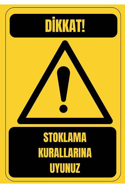 Girl Power 35 X 50 Adhere to Stocking Rules Warning Sign 3 mm Foil Printing on Dekota