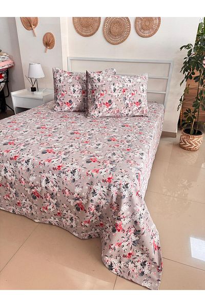 SAHRAN HOME Cotton Double Person Pique and 2 Pillow Cases