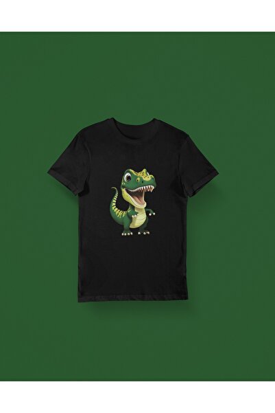 Butik Παιδικό -Δεινόσαυρος Εικόνα- Μπλουζάκι με κοντό μανίκι με στρογγυλή λαι...