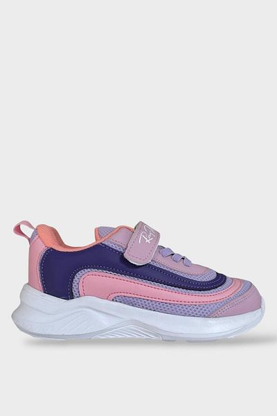 Liger Pantofi sport pentru copii liliac - cu șireturi și velcro
