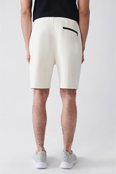 Avva Pánske šortky Ecru Soft Touch Side Pocket A31Y3603