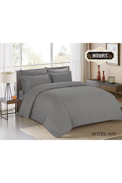 HOURS Horse Comforter Set for One Person, Luxury International Hotels, with Movable Filling, 5 Pieces, HOTEL-010