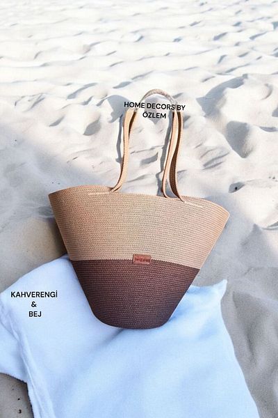home decors by özlem Straw Shoulder Bag Beach Bag Daily Bag Hand Bag Arm Bag Handcrafted Handmade