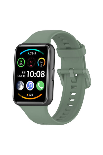 Nextron Huawei Watch Fit 2 Uyumlu Kordon Silikon Esnek A+Kalite Spor Yumuşak ...