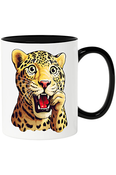 StoryGift Romania Cana cu un jaguar speriat | ilustratie | mirat | socat | tr...
