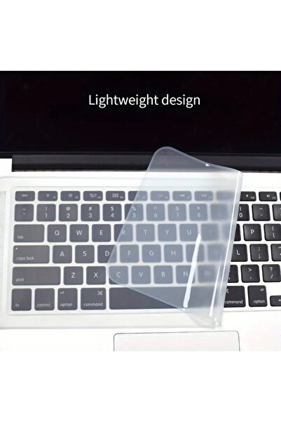 Boldy Su Geçirmez Klavye Koruyucu Keyboard Silicon Notebook Laptop Dizüstü Klayve Koruyucu Silikon Şeffaf