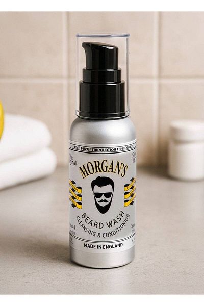 Morgan's Pomade 100 ml Argan Oil Beard Wash - Beard Care Shampoo