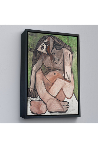 Limitless Πάμπλο Πικάσο με ξύλινο πλαίσιο - Πίνακας Nu Accroupi-7363