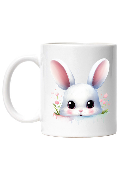 StoryGift Romania Cana cu un iepuras alb | ilustratie | curios | timid | plan...