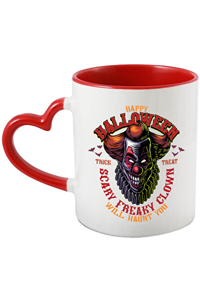 StoryGift Romania Cana Cu Mesaj In Engleza Happy Halloween, Clovn, It, Liliec...