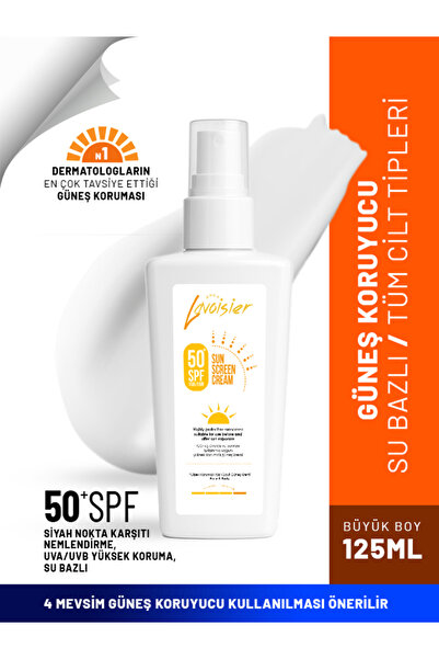Lavoisier 50 Spf Yüksek Korumalı Yüz Ve Vücut Güneş Kremi 125ml