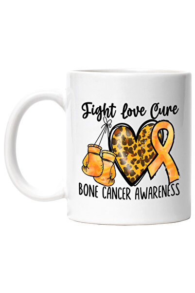 StoryGift Romania Cana cu mesajul "Fight, love, cure, bone awareness", ilustr...