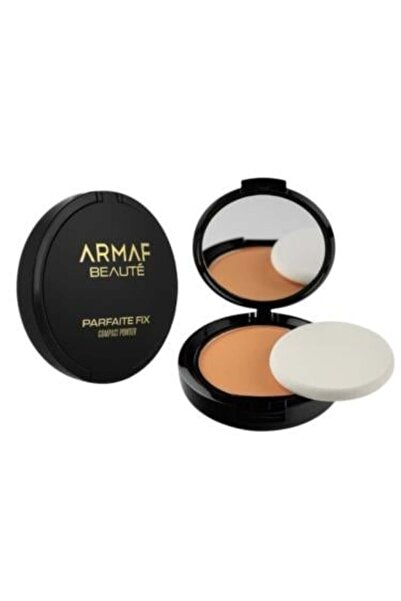 Armaf Beaute بودرة مضغوطة بارفيه فيكس دافئة بيج من أرماف بيوتي، 8 غرام