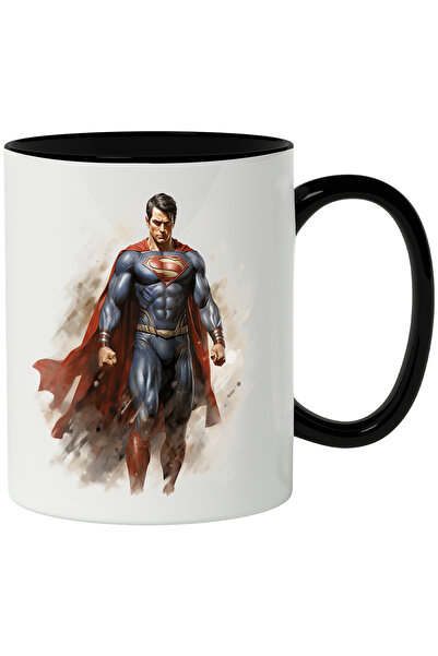 StoryGift Romania Cana Cu Superman, Costum, Capa, DC, Nisip, Eroi, Multicolor...