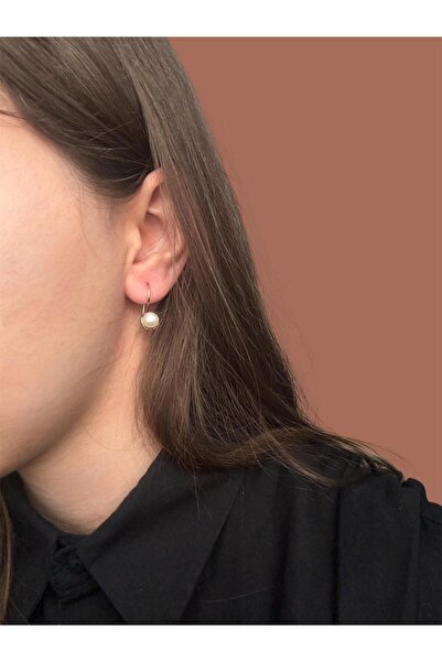 GizemCinar Kararmaz El Yapımı Perle Küpe