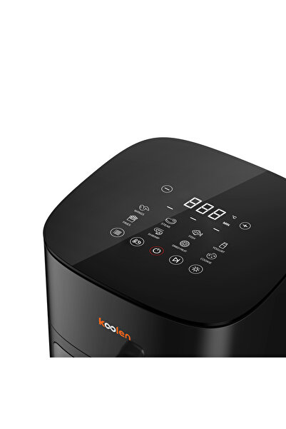 Koolen Air Fryer Digital With Transparent Window, 5l Capacity 1500w, Black