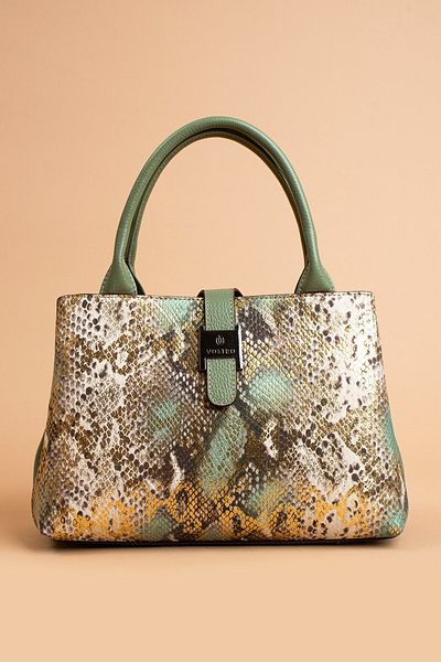 VOSTRO Handmade Italian Style 100% Real Genuine Leather Women's Long Strap Handbag - Vostro20213