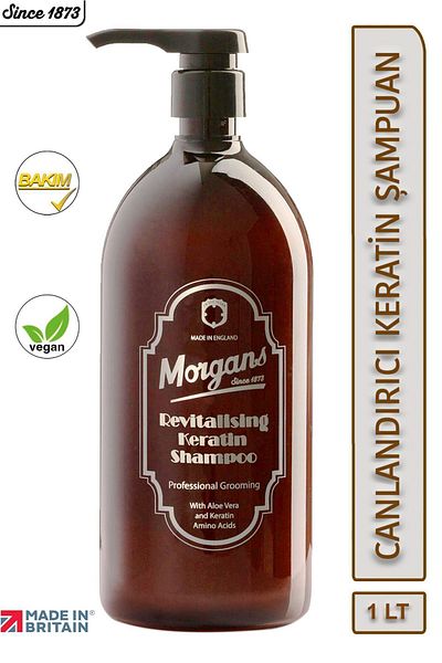 Morgan's Pomade Morgan's Revitalizing Keratin Shampoo - 1000 ml Revitalizing Keratin Shampoo