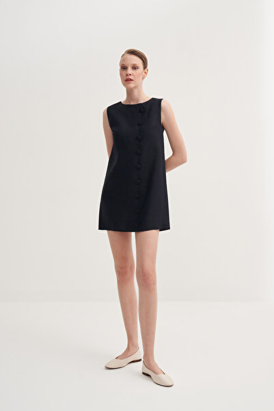 Jorbinol Rochie asimetrică cu nasturi