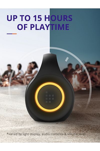 Tronsmart مكبر صوت ترونسمارت بانج ميني بلوتوث محمول، 50 وات، بطارية 8000 مللي أمبير/ساعة مع بنك طاقة، مقاوم للماء IPX6