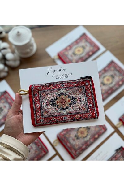 Mia Bella 10 Adet Etnik Desen Kumaş Cüzdan, Söz,nişan,düğün,kınada Dağıtmalık...