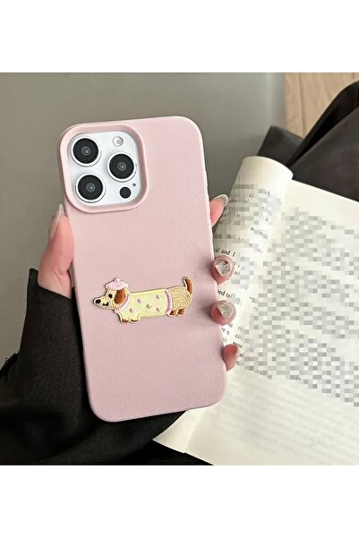 FİŞNEİLETİŞİM حافظة مطرزة متوافقة مع هاتف آيفون 16 بروماكس