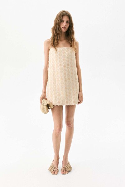 H&M Appliquéd strappy dress