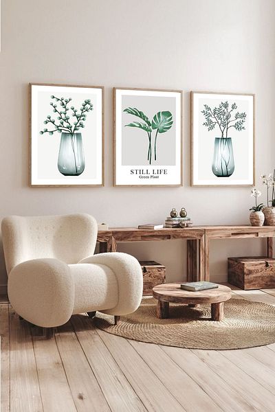 Dekorsiahome 3 Pcs Wood Frame Living Room Hall Kitchen Table Set Set3027
