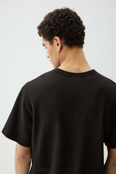 H&M Regular Fit Waffled T-shirt