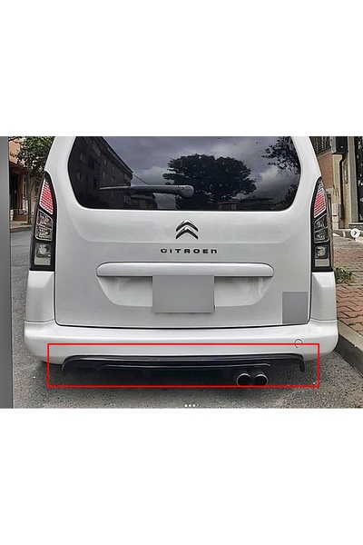 ANKARA BODYKİT BERLİNGO DİFÜZÖR 2009 - 2014 PLASTİK - PARLAK SİYAH