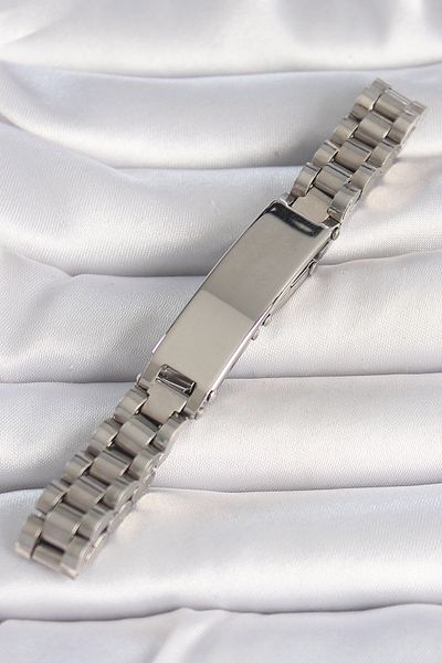 Skygo 316L Steel Silver Color Chain Imprint Model Men's Bracelet - Tj-Eb3726