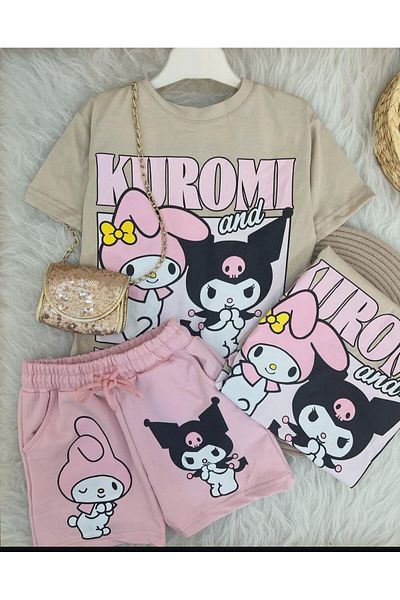 KOKOŞ BEBEK Kromi Shorts Girl Set |   Between 3/4 Years