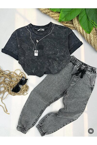 KOKOŞ BEBEK Комплект джинсів з пранням | Вік 4/12 років