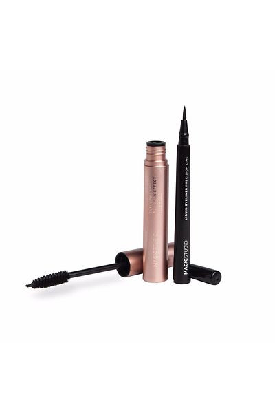 Magic Studio Shaky Liquid Eyeliner & Volumen-Mascara-Set Magic Studio, 2 Stück