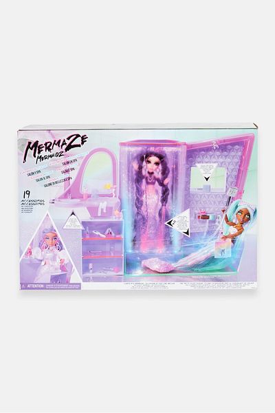 Toy Triangle Mermaid Salon And Spa Playset, Purple Combo