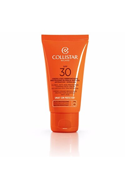Collistar Crema Rostro Bronceadora Protección Global Antiedad Spf30 50 ml