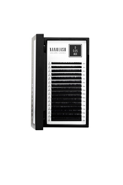 Nanolash Volume Lashes Falsche Wimpern 0,05 D #6-13 Mm 1 Stck