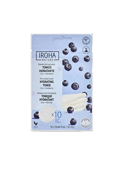 Iroha Hydrating Toner Vorgetränkte Pads 10 St