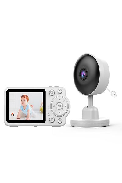 sharpdo 480P Smart HD Remote Baby Intercom Monitor, 2.8" Display, Vox Mode and Two-Way Intercom 2600mah