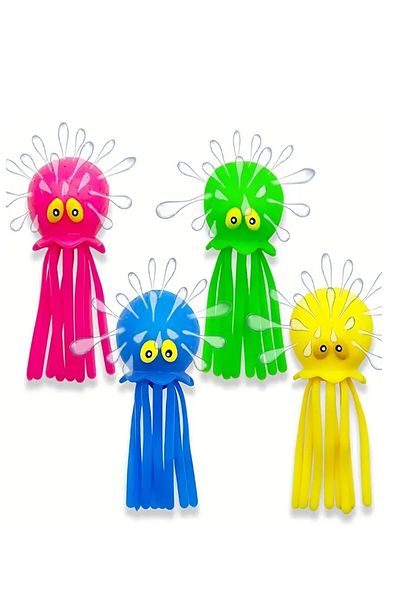 Hyd Octopus Jellyfish Water Ball Sea and Pool Toy Water Squirt Floating Toy 1Pcs