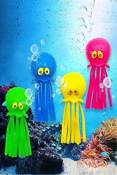 Hyd Octopus Jellyfish Water Ball Sea and Pool Toy Water Squirt Floating Toy 1Pcs