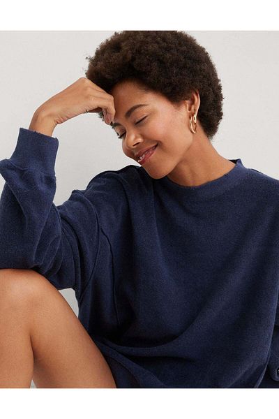 AMERICAN EAGLE Aerie The Chill Cozy Crew Sweatshirt
