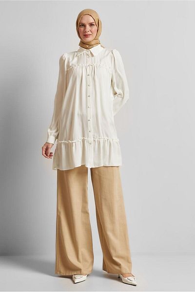 Alvina Shirt Collar Tunic 45351