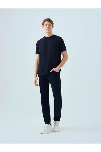 Loft Regular Fit Navy Blue Men's T-Shirt Lf2039564