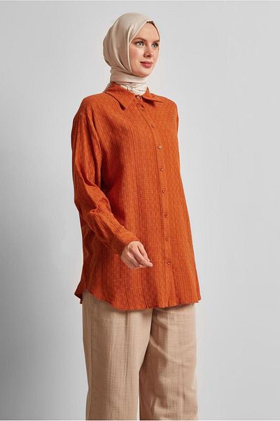 Alvina Shirt Collar Tunic 44818